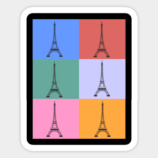 Eiffel Tower Vintage Sticker